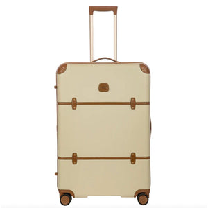 Bric's Bellagio 3.0 expandable 30-inch spinner luggage with a sleek hard-shell design and four multidirectional wheels.