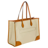 Bric's Firenze tote bag in durable fabric with leather handles, showing spacious interior and stylish design.