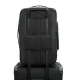 Briggs & Riley Baseline medium convertible backpack with passthrough and multiple compartments, suitable for travel and daily use.