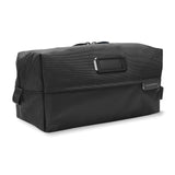 Briggs & Riley Everyday Essentials Kit with black travel accessories and organizational pouches for on-the-go convenience.