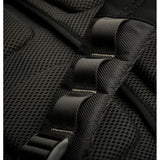 Briggs & Riley large cargo backpack with multiple compartments and padded straps, designed for travel and daily carry.