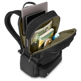 Briggs & Riley large cargo backpack with multiple compartments and padded straps for travel and everyday use.