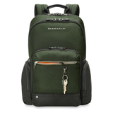 Briggs & Riley HTA medium cargo backpack with multiple compartments and padded straps, designed for travel and daily use.