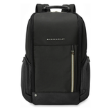 Briggs & Riley HTA Medium Widemouth Backpack shown with multiple compartments and padded shoulder straps for travel and daily use.