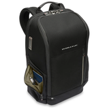 Briggs & Riley HTA medium widenmouth backpack with multiple compartments and padded shoulder straps, designed for everyday use.