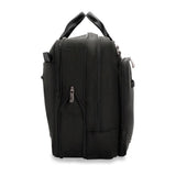 Briggs & Riley @Work large expandable briefcase with padded laptop compartment and multiple organizational pockets.