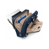 Briggs & Riley @Work medium expandable briefcase showing front view with handle and zipper compartments