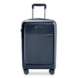 Briggs & Riley Sympatico Essential Carry-On Expandable Spinner luggage with front view and four wheels