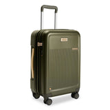 Briggs & Riley Sympatico Essential Carry-On Expandable Spinner luggage with four wheels and handle, angled view.