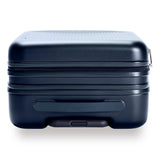 Briggs & Riley Sympatico global carry-on expandable spinner luggage with top view, durable hard shell, and 4 spinner wheels for easy travel.
