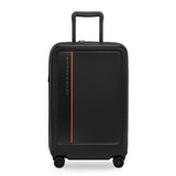 Briggs & Riley ZDX Essential 22-inch hardside carry-on spinner luggage with expandable design and front view.