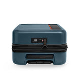 Briggs & Riley ZDX Essential 22-inch hardside carry-on luggage with spinner wheels and expandable design, top view.