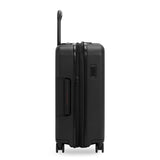 Briggs & Riley ZDX 21-inch expandable hardside carry-on spinner luggage with four wheels and a sleek design.