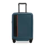 Briggs & Riley ZDX 21-inch hardside carry-on spinner luggage with expandable design and front view.