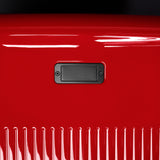 Briggs & Riley Sympatico Essential Carry-On Spinner luggage in glossy ruby red with monogram design.