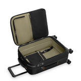 Briggs & Riley ZDX Essential Carry-On Expandable Spinner luggage interior with organized compartments and durable fabric.