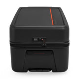 Briggs & Riley ZDX 32-inch black hardside checked luggage with spinner wheels and sturdy handle for travel.