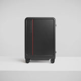 Briggs & Riley ZDX medium 27-inch ocean blue hardside expandable spinner checked luggage with four wheels and TSA lock.