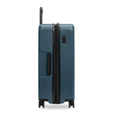 Briggs & Riley ZDX medium 27-inch ocean blue hardside expandable spinner checked luggage with four spinner wheels