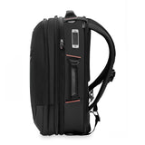 Briggs & Riley ZDX medium convertible backpack duffel bag with multiple compartments and adjustable straps, shown in black.