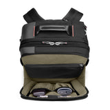 Briggs & Riley ZDX medium convertible backpack duffel bag with multiple compartments and adjustable straps, ready for travel.