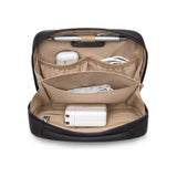 Briggs & Riley Tech Kit with multiple compartments for electronics and accessories, compact travel organizer.