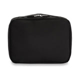 Briggs & Riley Tech Kit with multiple compartments, black nylon exterior, and organized interior for electronic accessories.