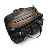 Interior view of Briggs & Riley Rhapsody multi-pocket cabin bag, showing organized compartments and durable interior fabric.