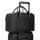 Briggs & Riley Rhapsody multi-pocket cabin bag duffel with pass-through handle and multiple compartments for travel organization.