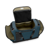 Briggs & Riley ZDX large travel duffel bag with durable fabric and sturdy handles, ideal for spacious luggage needs.