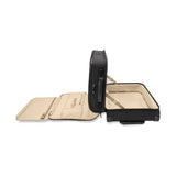 Briggs & Riley Baseline carry-on upright garment bag with padded handle and multiple compartments for travel clothing storage.