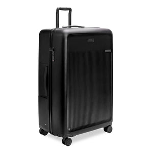 Briggs & Riley Sympatico extra large hardside spinner luggage with durable hard shell and four 360-degree wheels for smooth travel.
