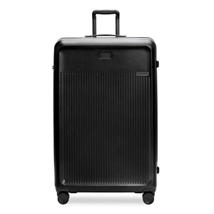 Briggs & Riley Sympatico extra large hardside spinner luggage with durable hard shell and four spinning wheels.