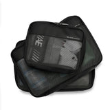 Briggs & Riley carry-on compression packing cube set for organization, featuring multiple cubes for compact packing and efficient storage.