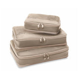 Briggs & Riley carry-on compression packing cube set for organized luggage packing and space-saving travel organization.