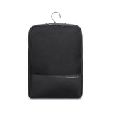Briggs & Riley hanging laundry compression cube for travel, compact packing organizer with zipper closure and handle.