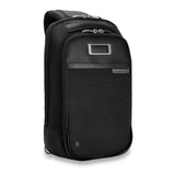 Briggs & Riley @work sling bag, compact and stylish, shown from an angled side view with adjustable strap and sleek design.