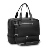 Briggs & Riley Rhapsody Weekender Tote bag with adjustable strap, black fabric, and sleek design for travel and everyday use.