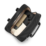 Interior view of Briggs & Riley Rhapsody Weekender Tote showing spacious compartments and organized storage for travel essentials.