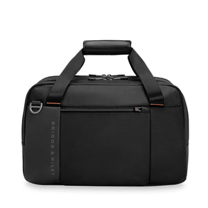 Briggs & Riley ZDX cabin tote bag with durable black exterior and spacious interior for travel essentials.