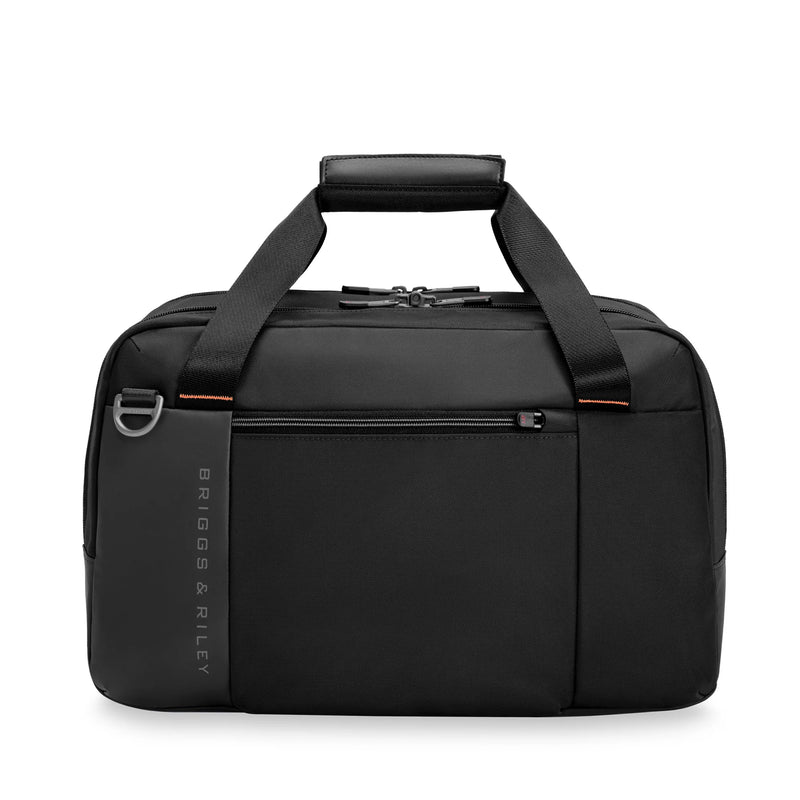 Briggs & Riley ZDX cabin tote bag with durable black exterior and spacious interior for travel essentials.