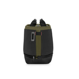 Briggs & Riley ZDX expandable overnighter tote bag with sleek black nylon exterior and top handles for travel and daily use