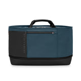 Briggs & Riley ZDX expandable overnighter tote bag with multiple compartments and padded shoulder strap for travel.
