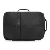 Briggs & Riley ZDX large convertible travel backpack and duffel bag with multiple compartments and padded straps for versatile travel.