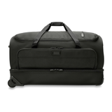 Briggs & Riley Baseline large two-wheel duffle bag with sturdy wheels and spacious main compartment for travel gear.