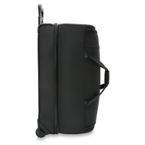 Briggs & Riley Baseline large two-wheel duffle bag with durable fabric and spacious main compartment, designed for travel.