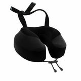 Cabeau The Neck’s Evolution S3 neck pillow in gray fabric, designed for travel comfort and neck support.