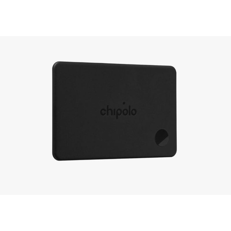Chipolo CARD key finder for Apple and Android, rechargeable with keyring attachment and compact design for easy tracking.