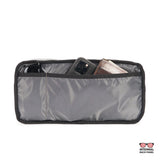 Chrome Mini Kadet Sling bag in black with adjustable strap and compact design, ideal for carrying essentials.