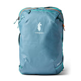 Cotopaxi Allpa 42L travel backpack with adjustable straps, multiple compartments, and vibrant color design.